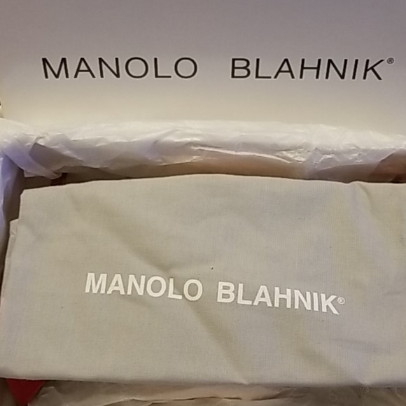 Monolo Blahnik Suede BB Heels - Picture 6 of 6